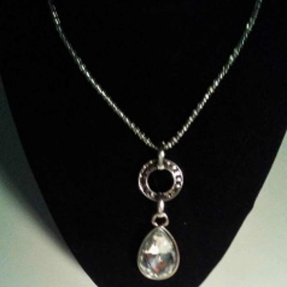 Swarovski Crystal Teardrop Briolette Pendant 43mm